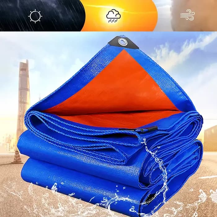 Bâche de protection rectangulaire durable pour terrasse, protection solaire anti-UV, imperméable, pour camping, extérieur, jardin