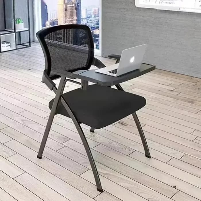 Chaise de formation pliante avec tableau de bureau
