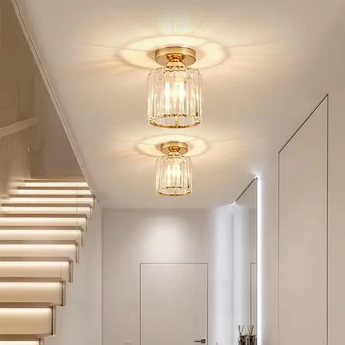 Nouveaux lustres de plafond en cristal, lampe suspendue pour salon, lampe de plafond pour chambre à coucher, lustre de villa, éclairage décoratif pour la pièce