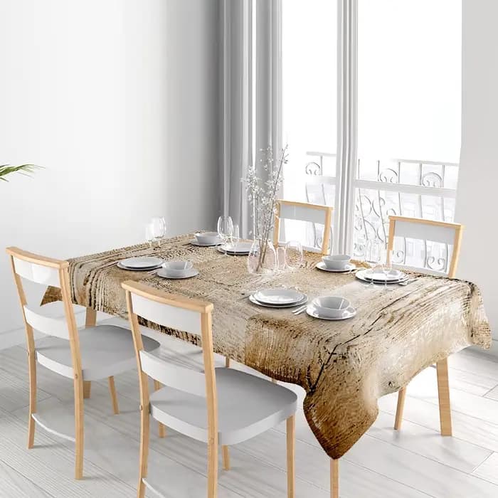 Table à manger moderne avec chaises assorties