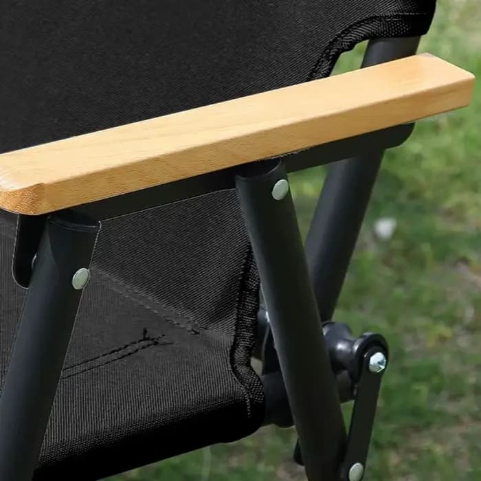 Tabouret de camping pliable avec accoudoirs pour adultes