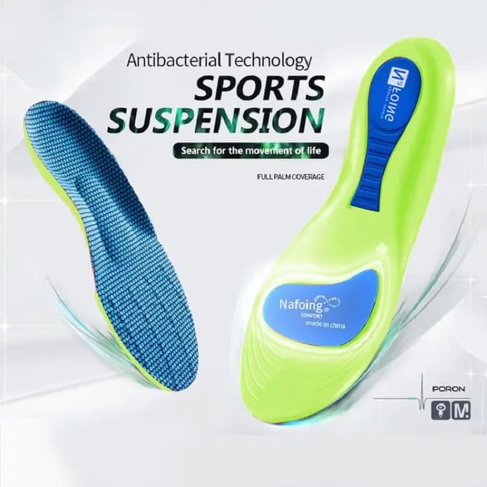 Semelles orthopédiques pour pieds, semelle intérieure de Sport absorbant les chocs pour chaussures, Support de voûte plantaire, modèles de fasciite plantaire, coussinets pour hommes et femmes
