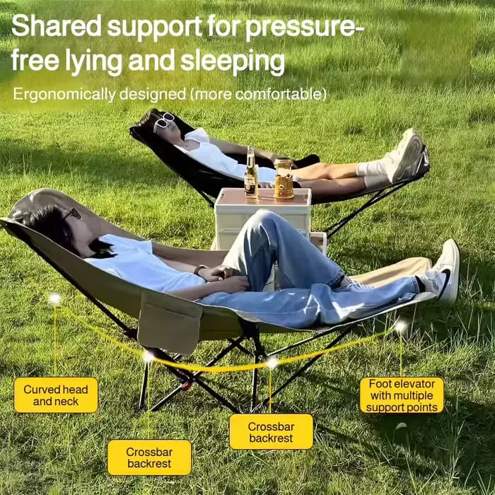 Chaise pliante réglable d'extérieur