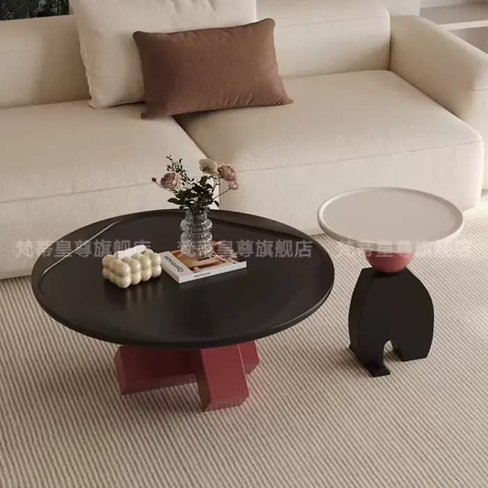 Table basse ronde pour salon