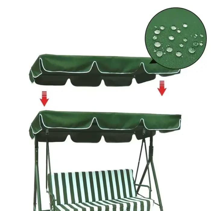 Housse de remplacement pour balançoire de jardin 2/3 places