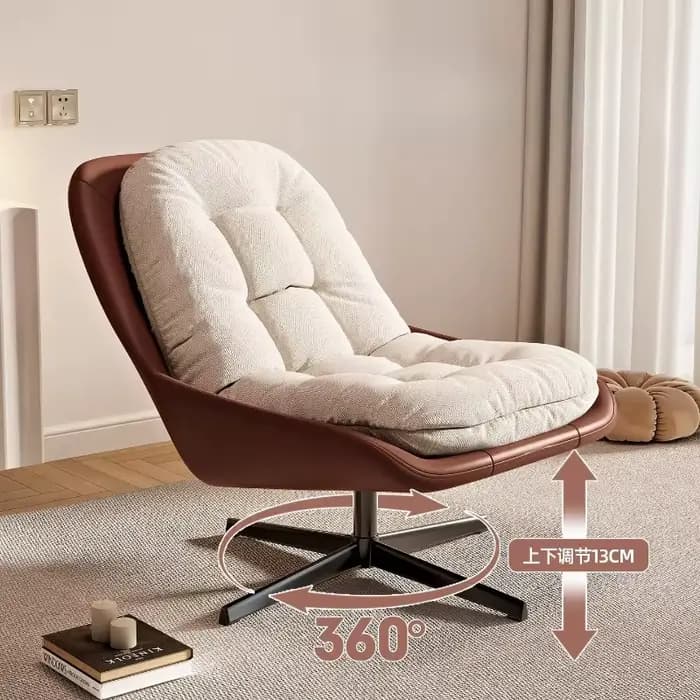 Chaises contemporaines modernes salon ergonomique bureau plancher repose-pieds chaise