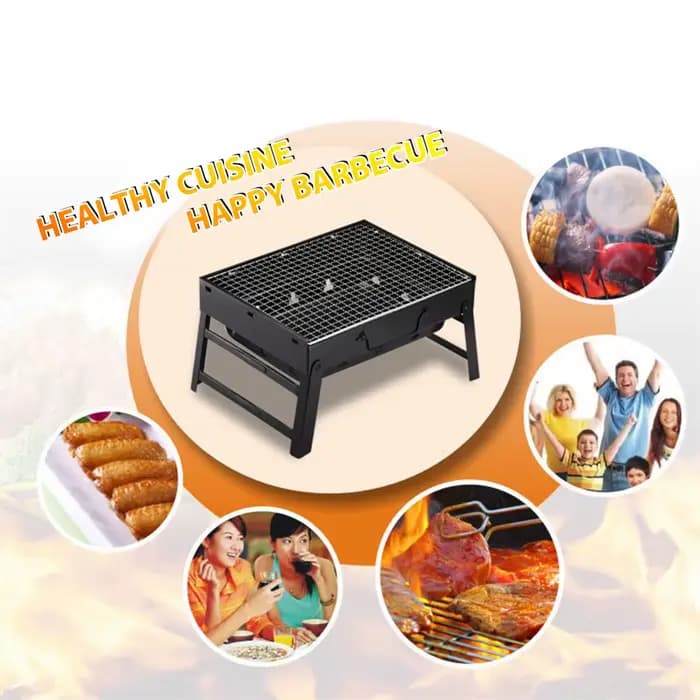 1 ensemble de poêle à charbon de bois pour Barbecue
