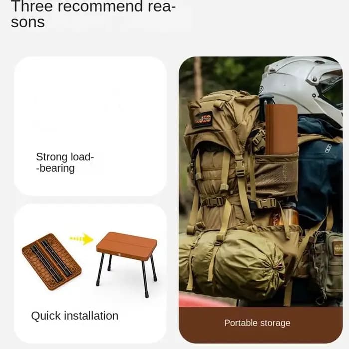 Chaise pliante en alliage d'aluminium, petit banc robuste et résistant, facile à transporter, tabouret de pêche léger pour pique-nique au bord de la piscine