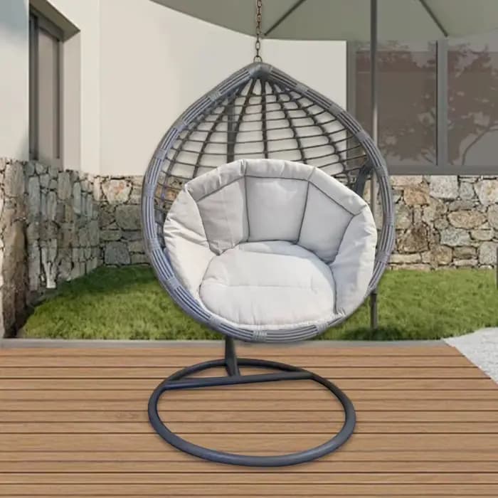 Coussin de chaise suspendue en osier
