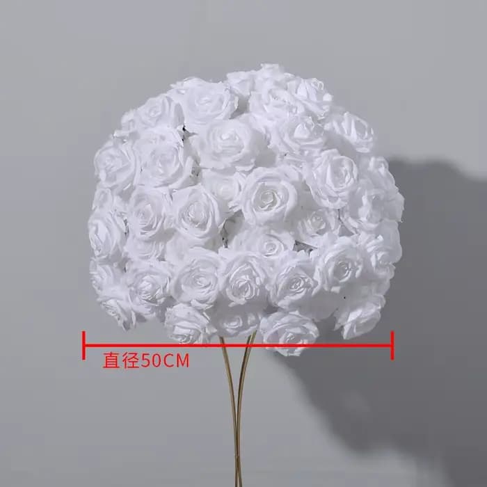 Boule de fleurs artificielles, plante de Simulation, fausse scène en T, salon, hôtel, décoration de mariage, ameublement de fête à domicile