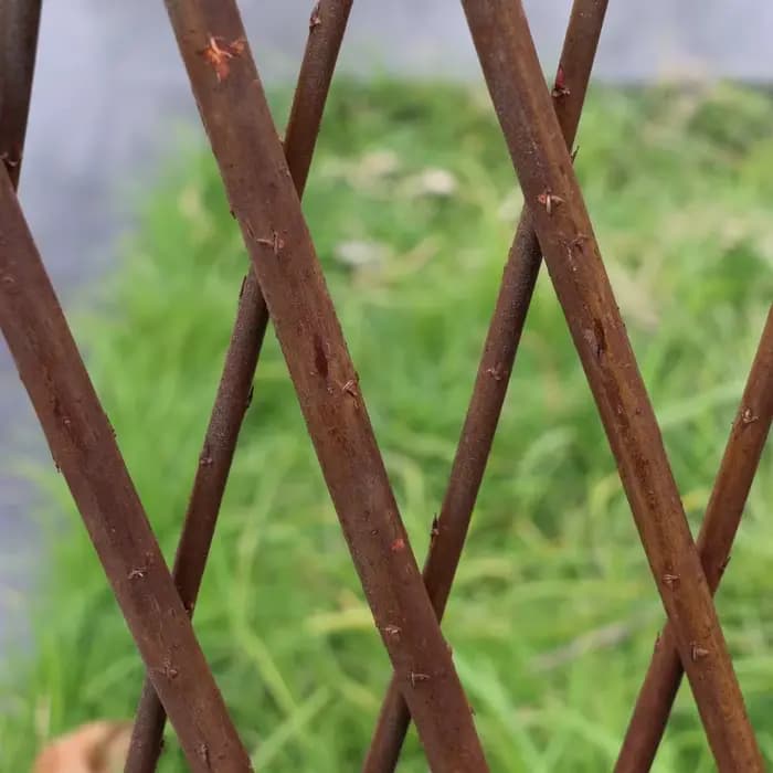 Clôture de jardin en bois, 40cm, extensible, pour plantes grimpantes