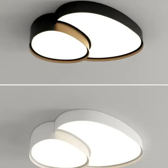 Plafonnier Led au design moderne et simple, luminaire décoratif d'intérieur, idéal pour un salon, une cuisine, un balcon ou une chambre à coucher