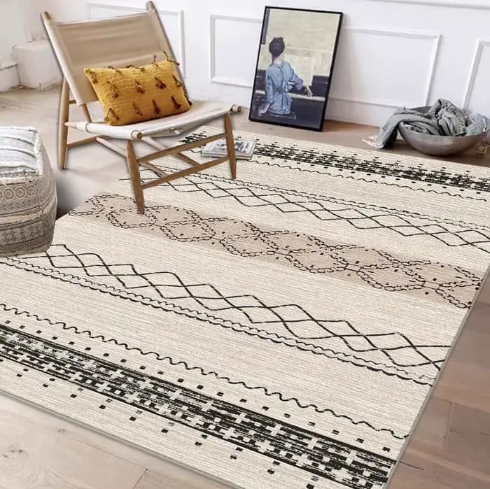 Tapis marocain pour salon, tapis de table basse, tapis de chambre à coucher de style nordique, tapis de sol Tatami pour chevet, grand tapis de 300x400cm pour bureau