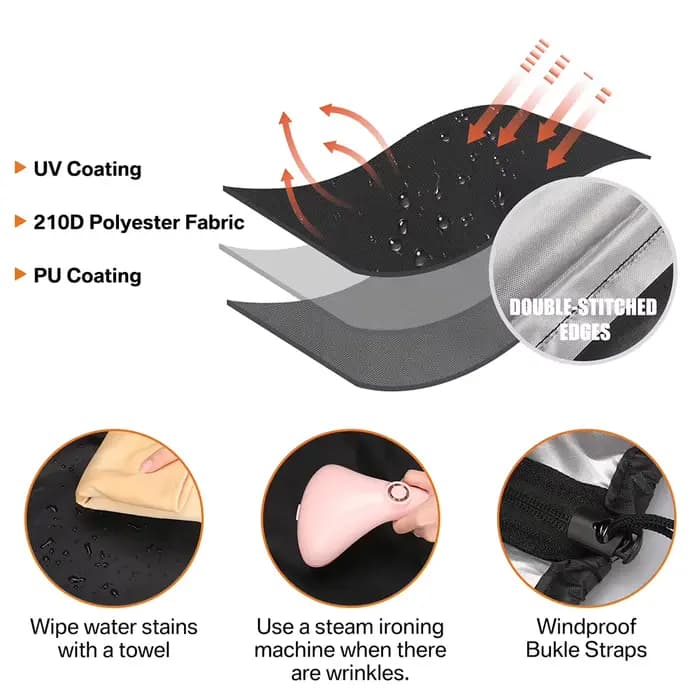 Housse de protection imperméable pour fauteuil suspendu en forme d'œuf