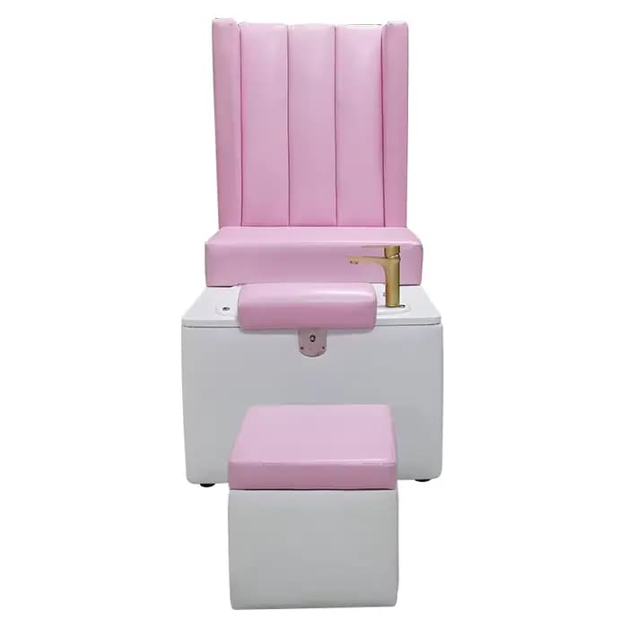 Nouveau style tendance : Fauteuil de pédicure rose, mobilier de salon de manucure, fauteuil de massage pour spa des pieds, fauteuil de manucure et pédicure