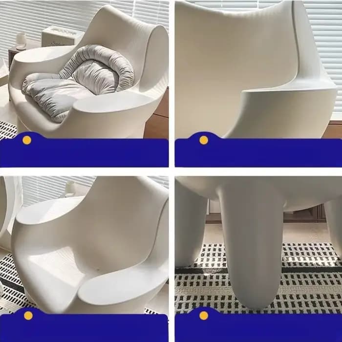 Canapé en plastique, chaises de salon modernes
