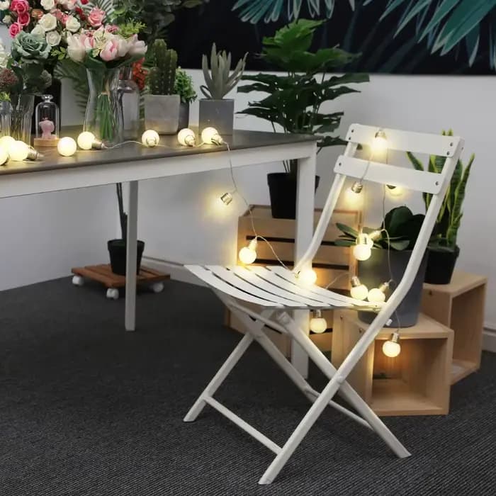 Chaises de jardin en fer nordique