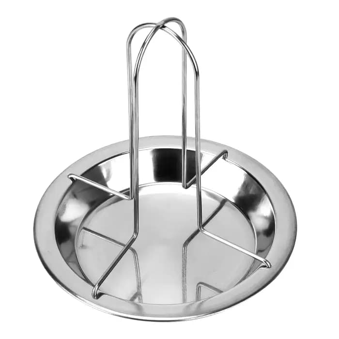 Support de rôtissoire jetable T1, outils de barbecue en plein air, acier au carbone, assiette grillée antiarina jetable