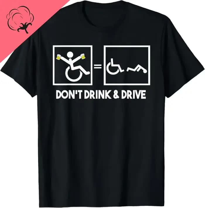 T-shirt graphique humoristique en fauteuil roulant pour hommes, blague drôle pour un handicap dans un fauteuil roulant, t-shirts, vêtements pour hommes, Streetwear Y-Camisas