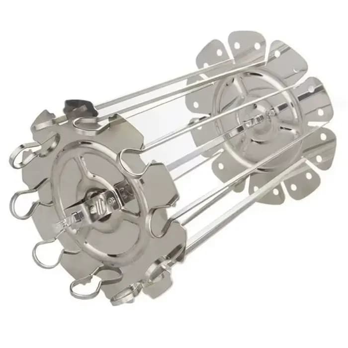 Grill de Barbecue rotatif en acier inoxydable
