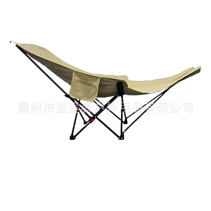 Chaise longue pliante d'extérieur réglable, portable, inclinable, type lune