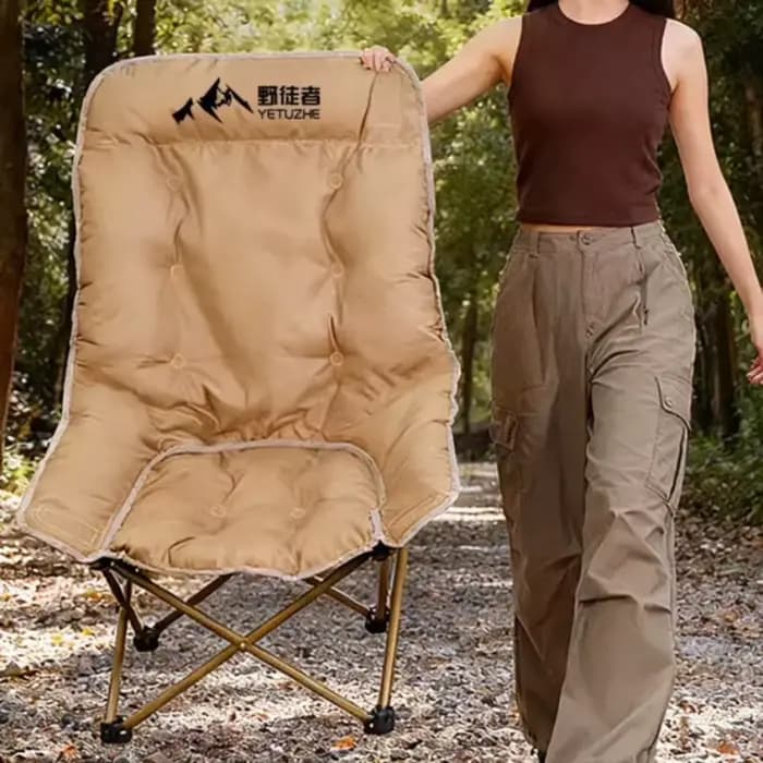 Chaise longue de relaxation pliable ultralégère pour l'extérieur