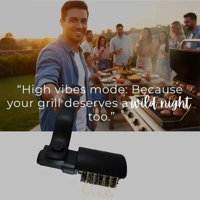 Brosse électrique pour nettoyer les ustensiles de barbecue