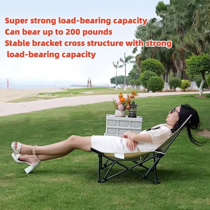 DIVEDEER Chaise de camping pliante d'extérieur