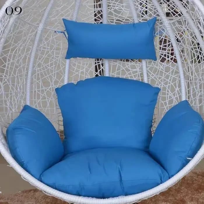 Juste de coussin en coton pour chaise pivotante et taie d'oreiller d'extérieur