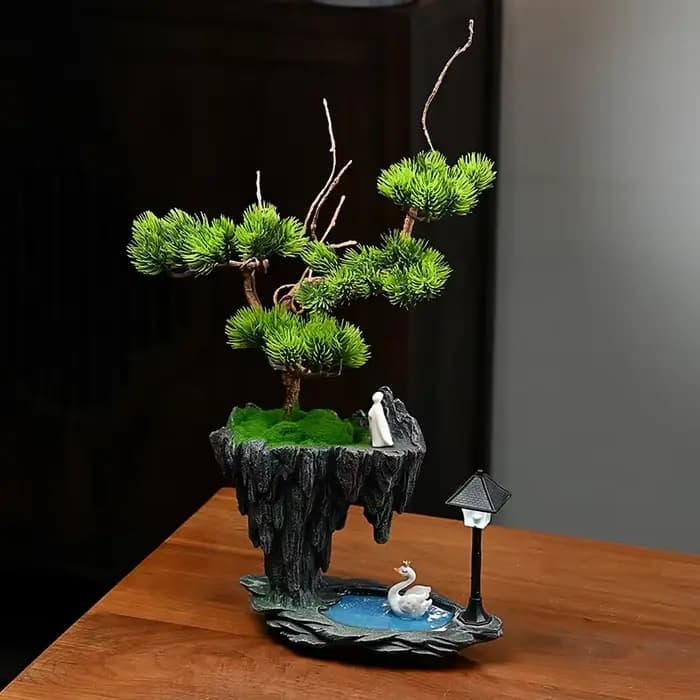 Simulation de plante verte Sky City