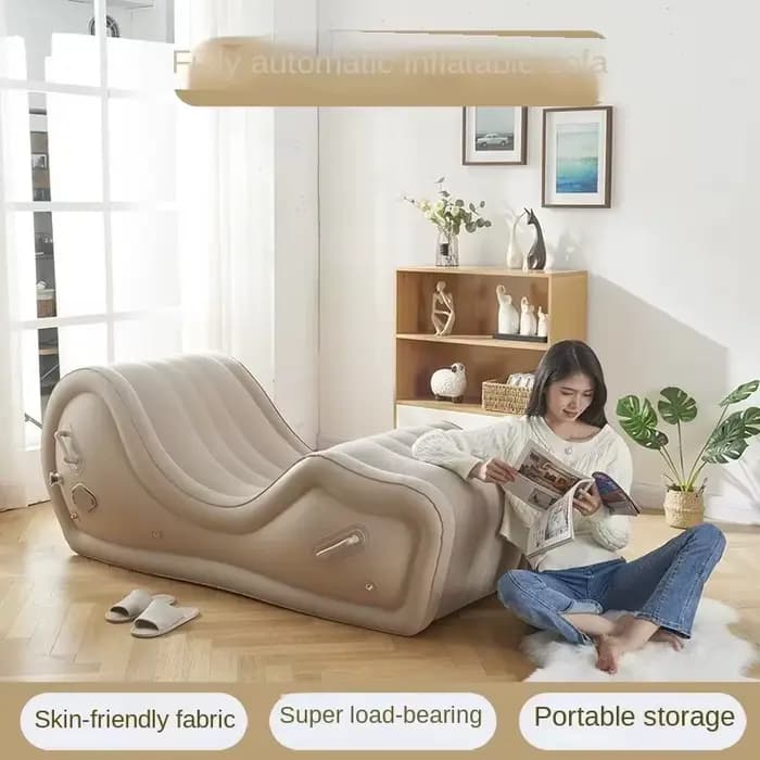 Canapé Gonflable en PVC à Coussin d'Air Portable