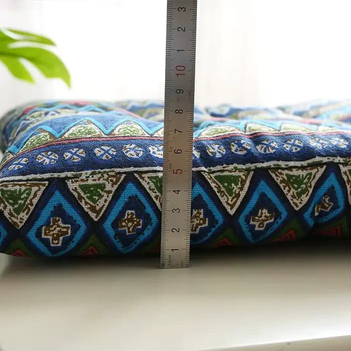 Coussin de siège épais pour chaise, tabouret d'étudiant, coussin de fesses pour bureau, quatre saisons, coussin de hanche, respirant, en coton et lin doux