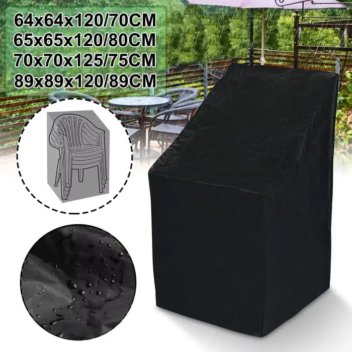Housse de protection pour chaise de jardin extérieure
