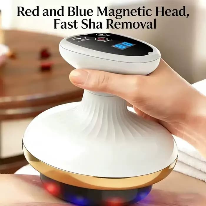 Brosse de massage électrique pour méridiens, grattoir universel pour le corps, grattoir à ventouses, masseur abdominal et dorsal, pour usage domestique