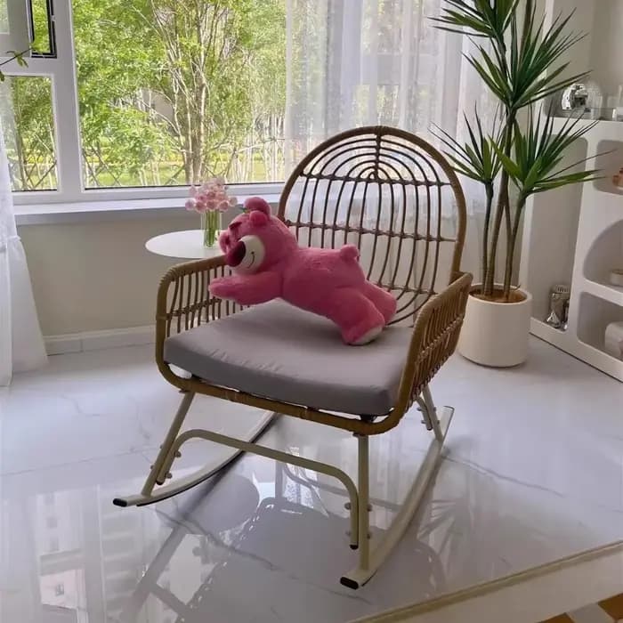 Chaise de salon d'extérieur avec accoudoirs pour balcon