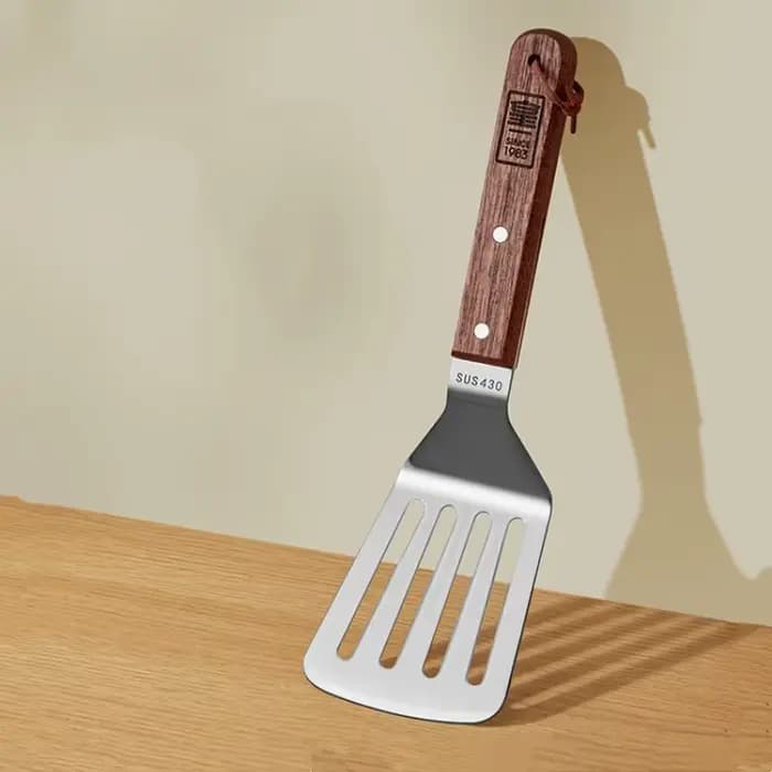 COOKER KING Spatule et grattoir à gril en acier inoxydable