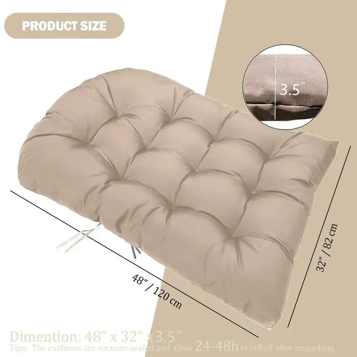 Coussin de chaise suspendue d'extérieur