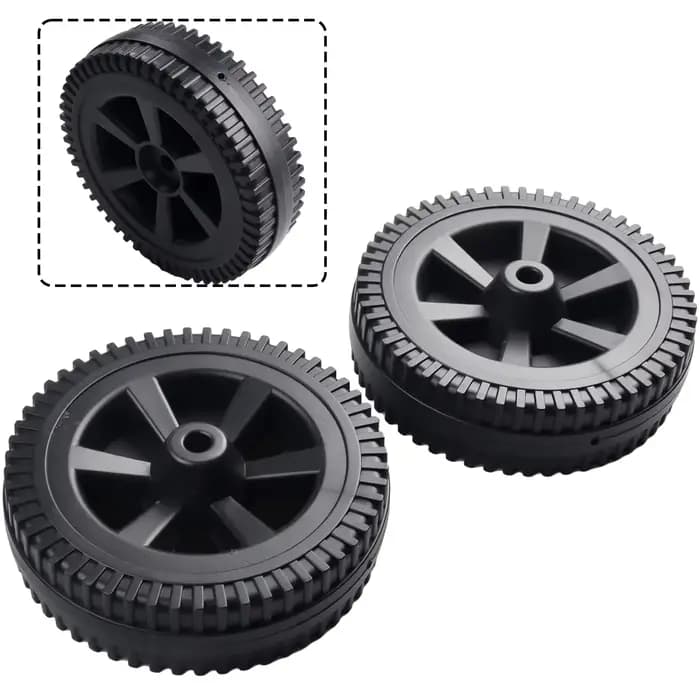 Nouvelles pièces de rechange de roues de gril 170/177mm 2 pièces/ensemble 7 pouces roue