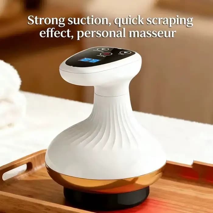 Brosse de massage électrique pour méridiens, grattoir universel pour le corps, grattoir à ventouses, masseur abdominal et dorsal, pour usage domestique