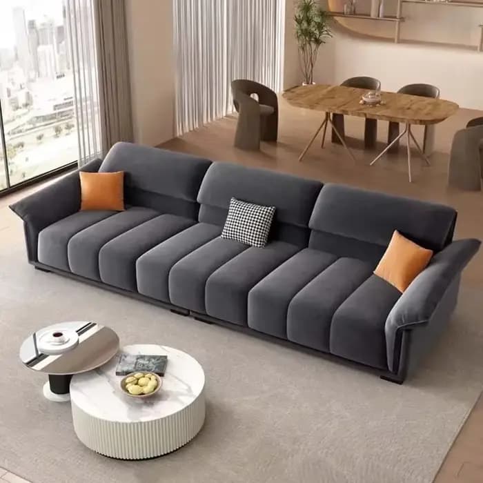 Canapé européen de luxe salon sectionnel minimaliste