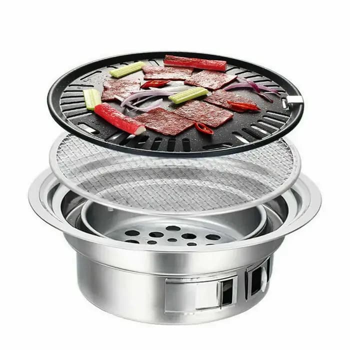 Grilles de barbecue coréennes en acier inoxydable