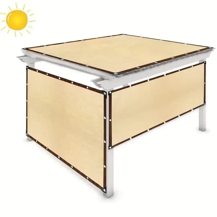 Filet pare-soleil Beige ombré pour plantes de jardin