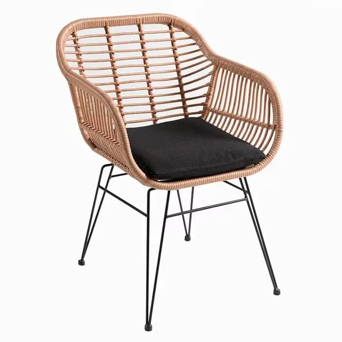 MOMO Ins – ensemble de trois pièces de balcon extérieur en rotin