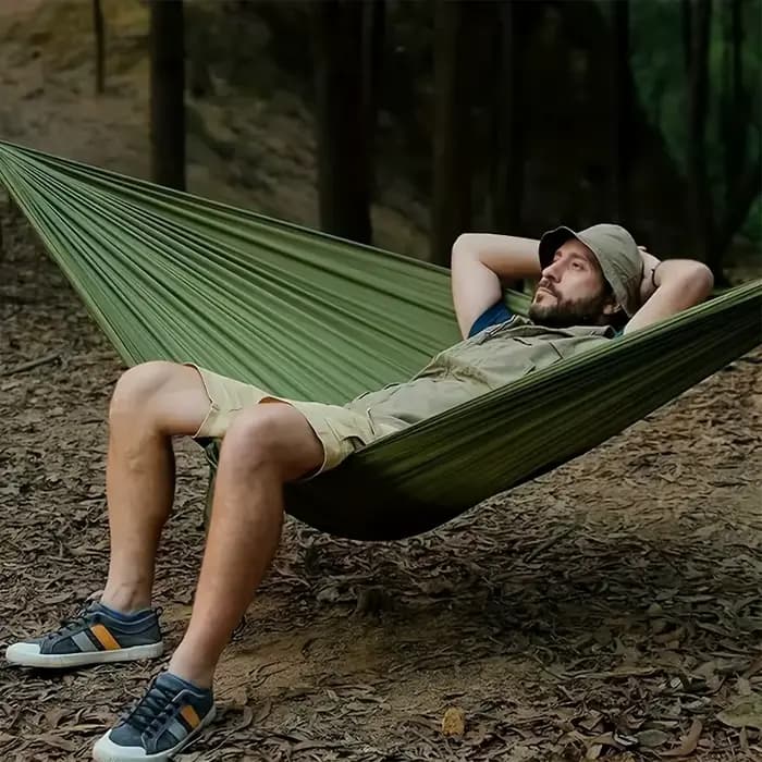 1 ensemble de hamac avec sangles et sac de rangement