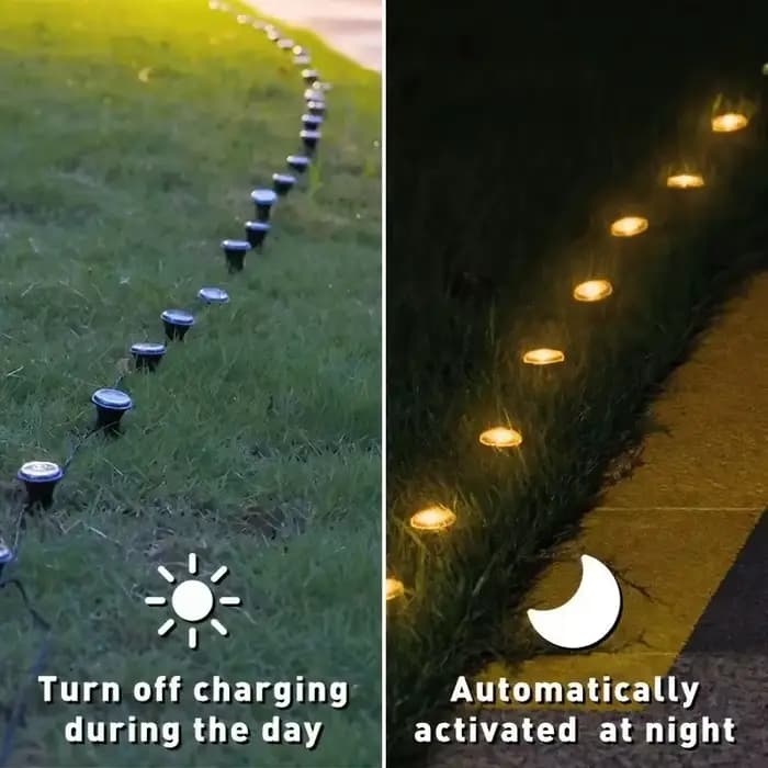Lumière solaire LED pour allée de jardin