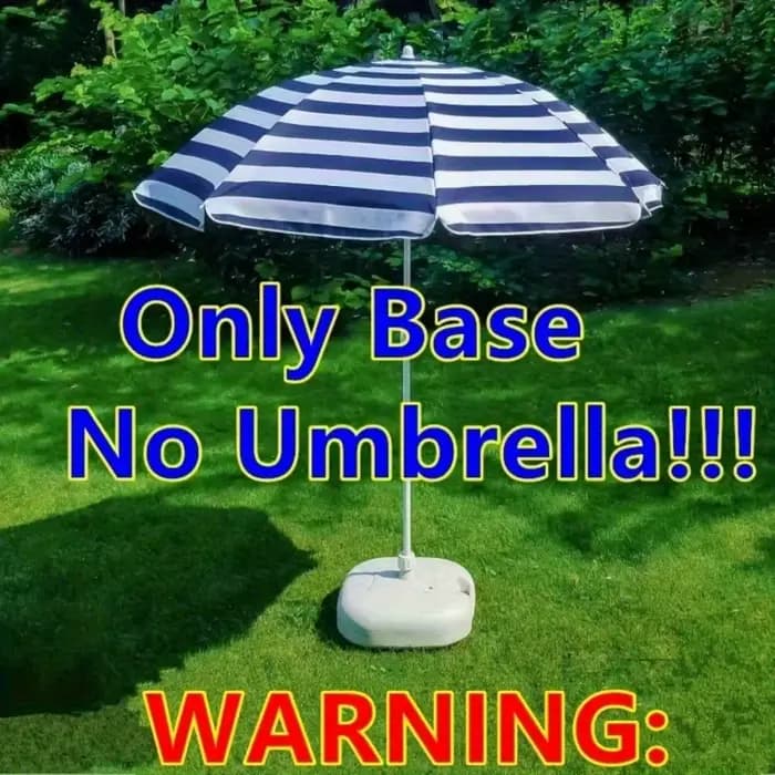 Support de parasol d'extérieur portable lesté pour jardin