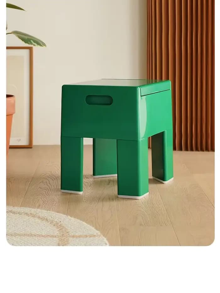 Chaise de salon de style nordique, tabouret bas en plastique ABS de style mid-century futuriste, chaises décontractées de luxe pour salle à manger