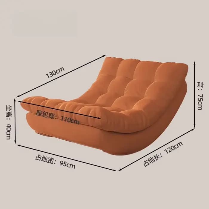 Canapés de couchage Design Orange salon Simple loisirs