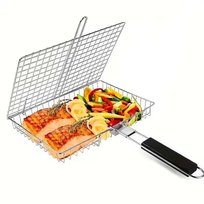 1 panier de cuisson pour barbecue – Spatule de barbecue robuste pour viande