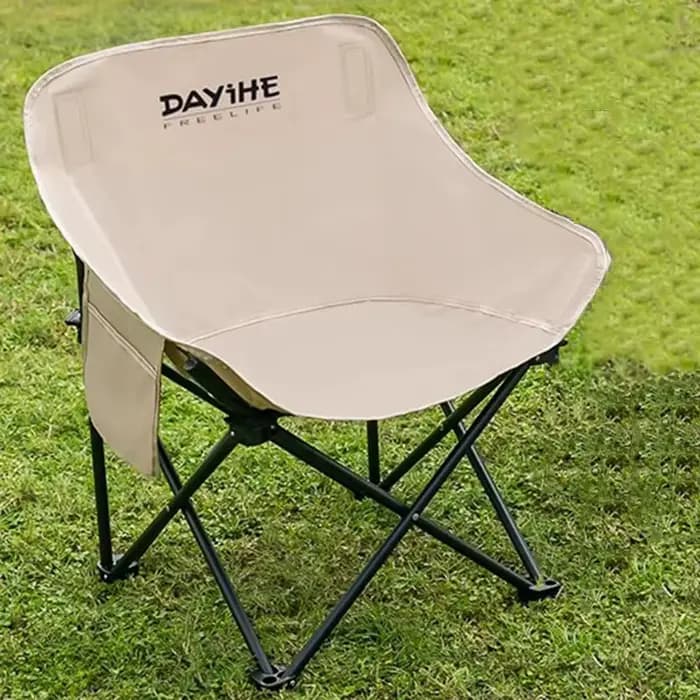 Plage lune Chaise pliante légère dossier haut extérieur Portable